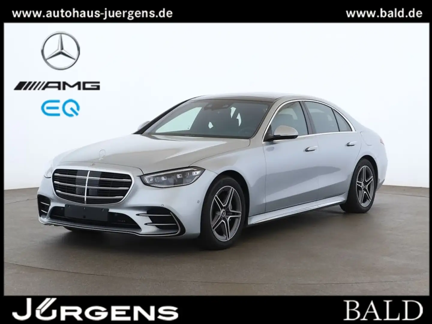 Mercedes-Benz S 580 e AMG-Sport/Exklusiv/Distr/Pano/HA-Lenkung Zilver - 2