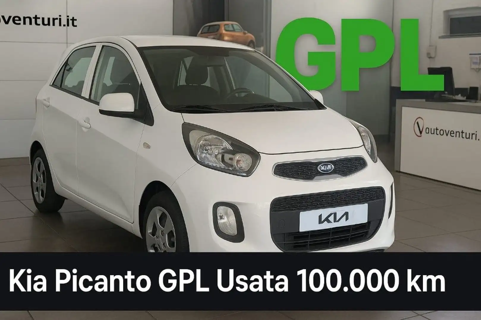 Kia Picanto 1.0 12V EcoGPL 5 porte *Garantita* Wit - 1