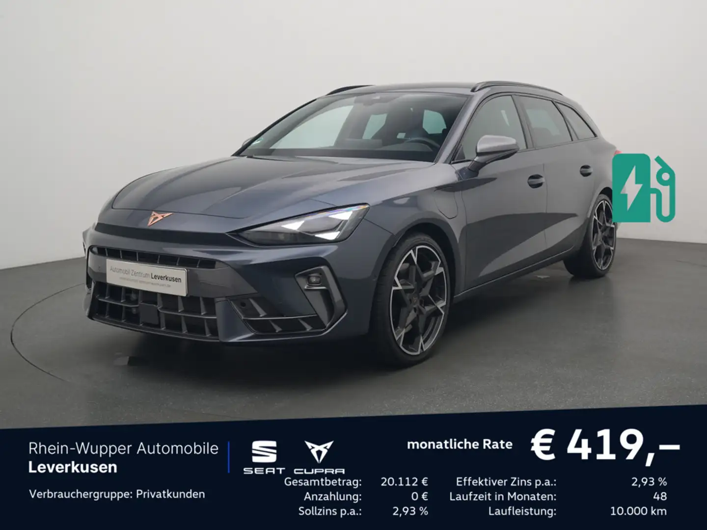 CUPRA Leon Sportstourer VZ 1.5 e-Hybrid MATRIX-LED Gris - 1