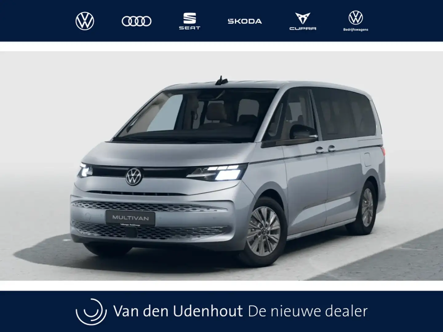 Volkswagen T7 Multivan L2H1 1.5TSI PHEV eHybrid 245pk DSG 4MOTION Economy Zilver - 1