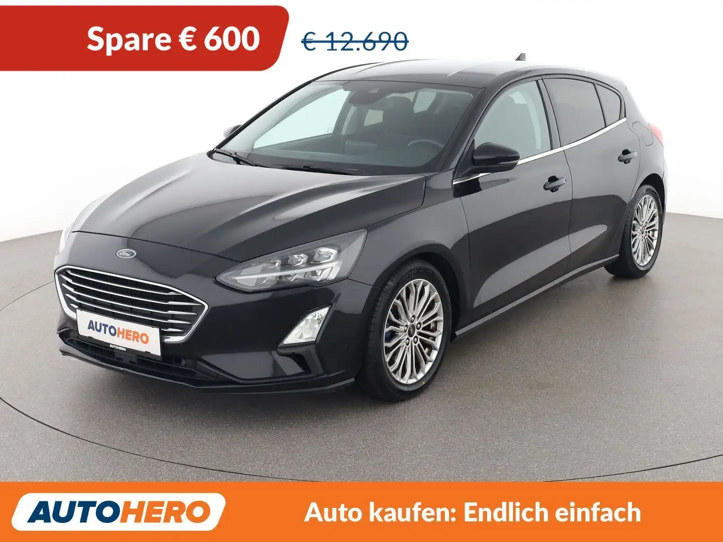 Ford Focus 1.5 TDCi EcoBlue Titanium Schwarz - 1