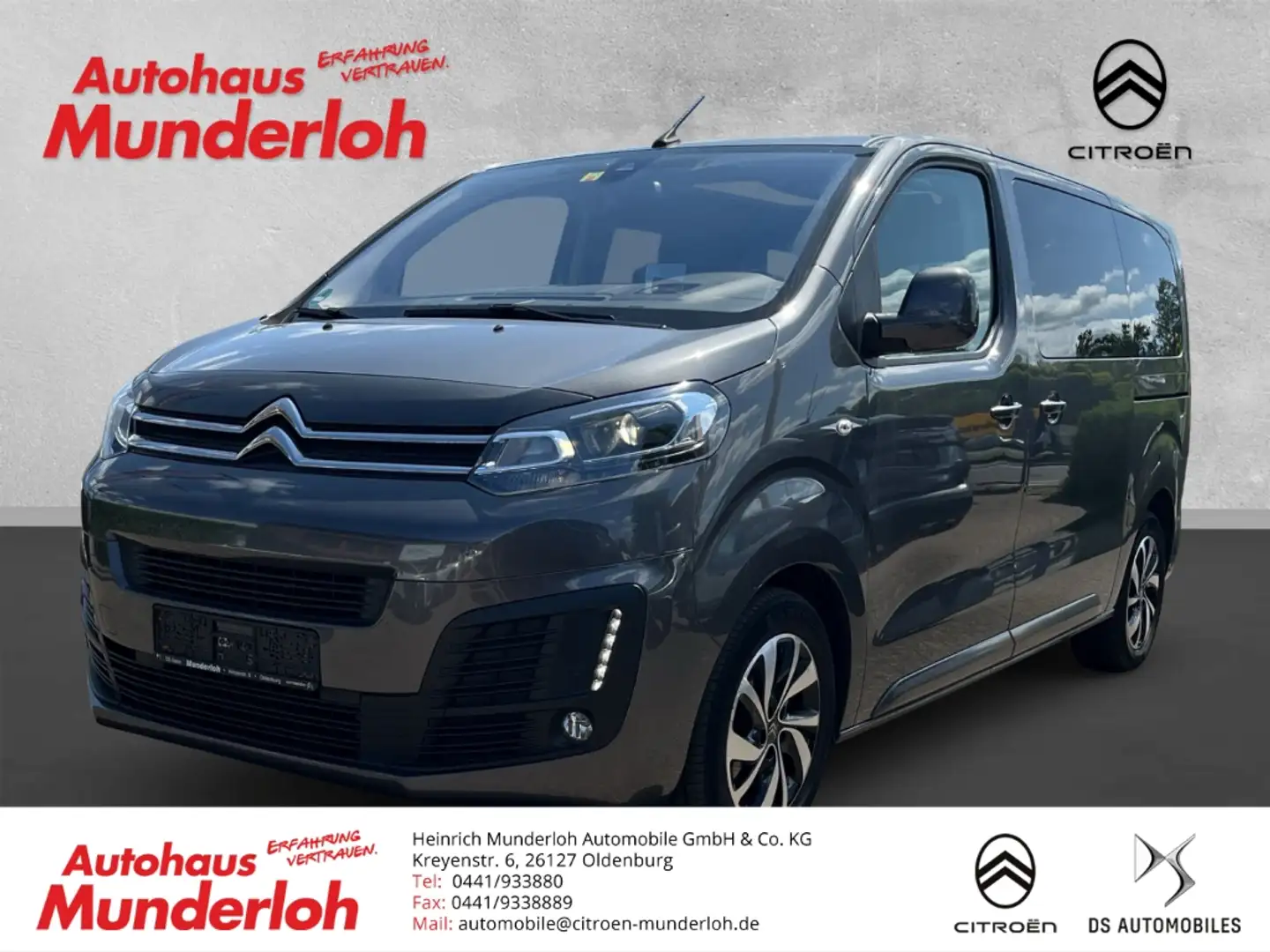 Citroen Spacetourer Business Lounge M 180 AHK-abnehmbar Panorama  Mass Grau - 1