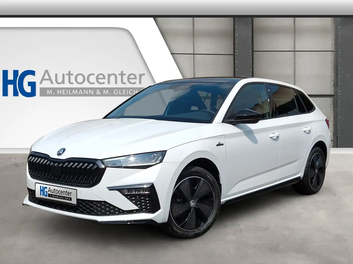 Skoda Scala 1.5 TSI Monte Carlo Navi AHK Matrix Pano Weiß - 1