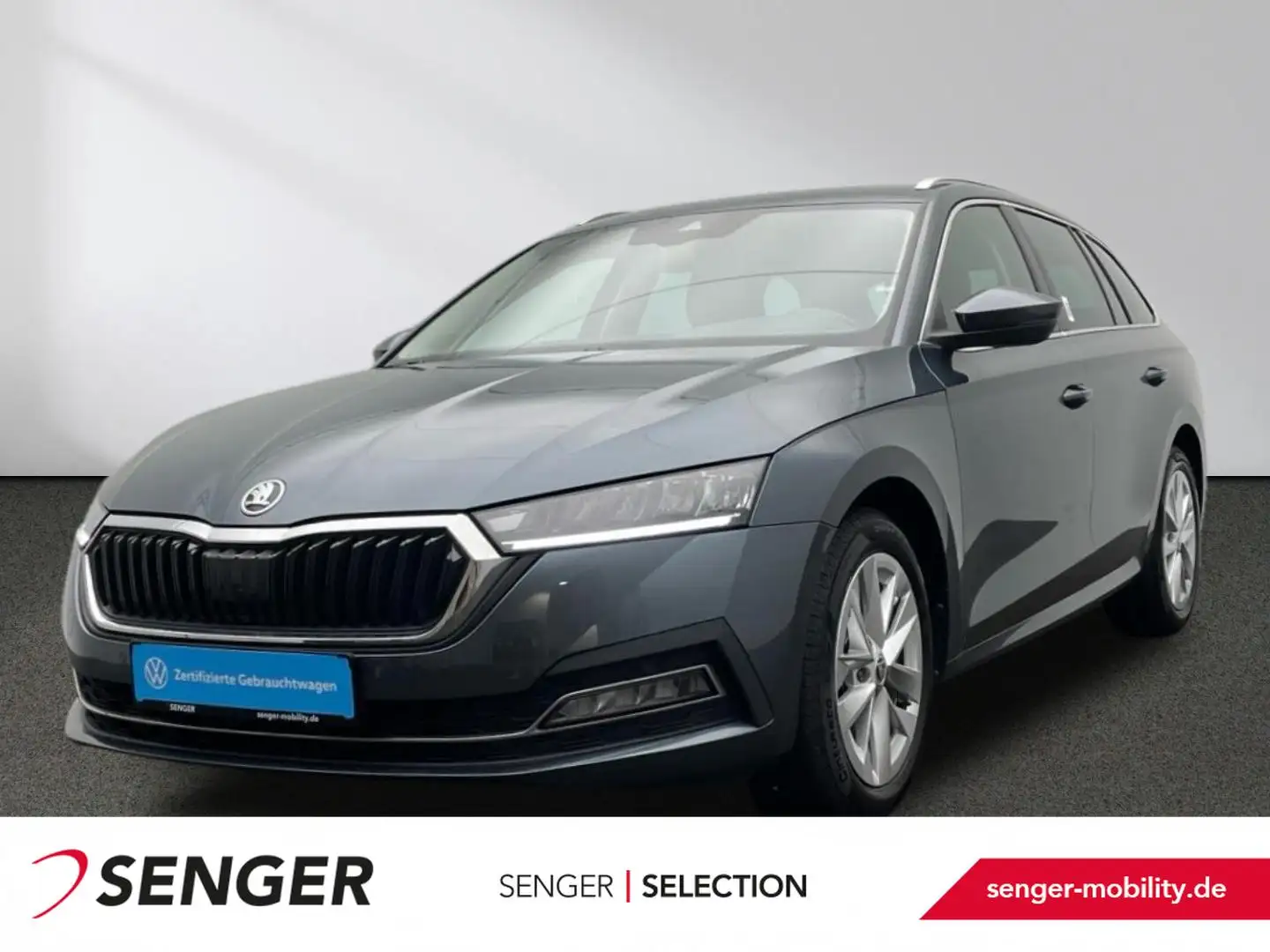 Skoda Octavia Combi Style 2.0 TDI DSG CarPlay LED AHK Grau - 1