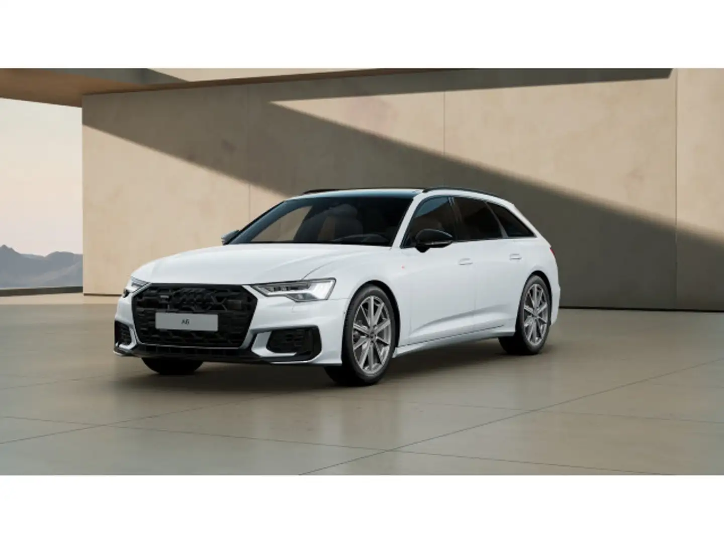 Audi A6 50 TDI qu. S-Line Black AHK PANO STHZ Biały - 2