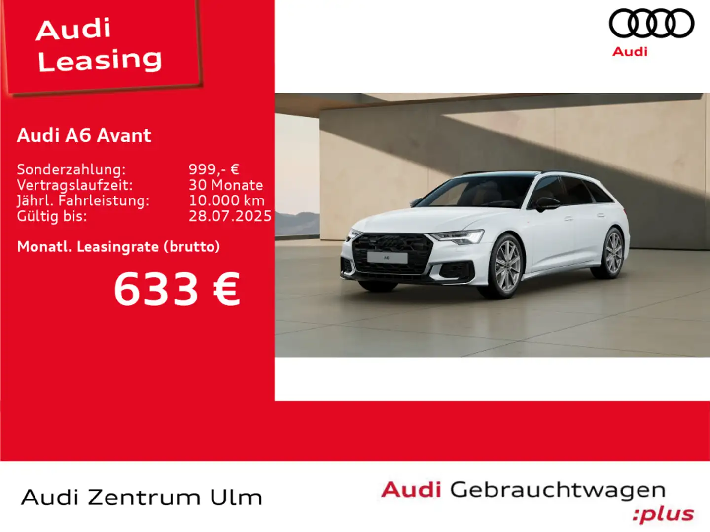 Audi A6 50 TDI qu. S-Line Black AHK PANO STHZ Biały - 1