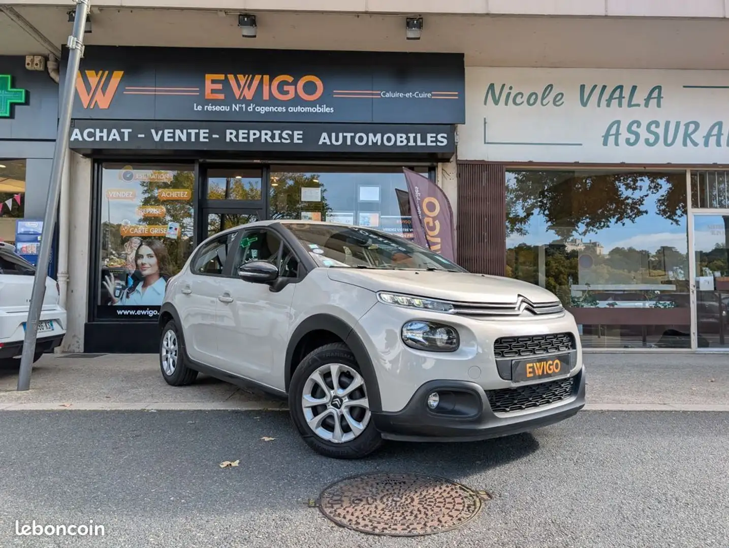 Citroen C3 iii 82ch feel carplay Beige - 1