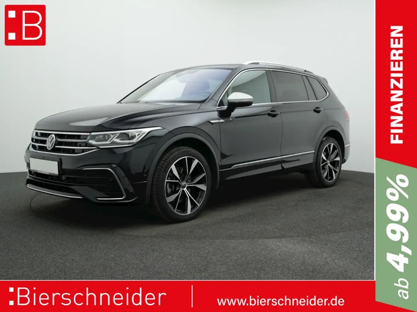 Volkswagen Tiguan Allspace 2.0 TSI DSG 4Mo. R-Line AHK 7-S. VIENNA PANO KAMER Schwarz - 1