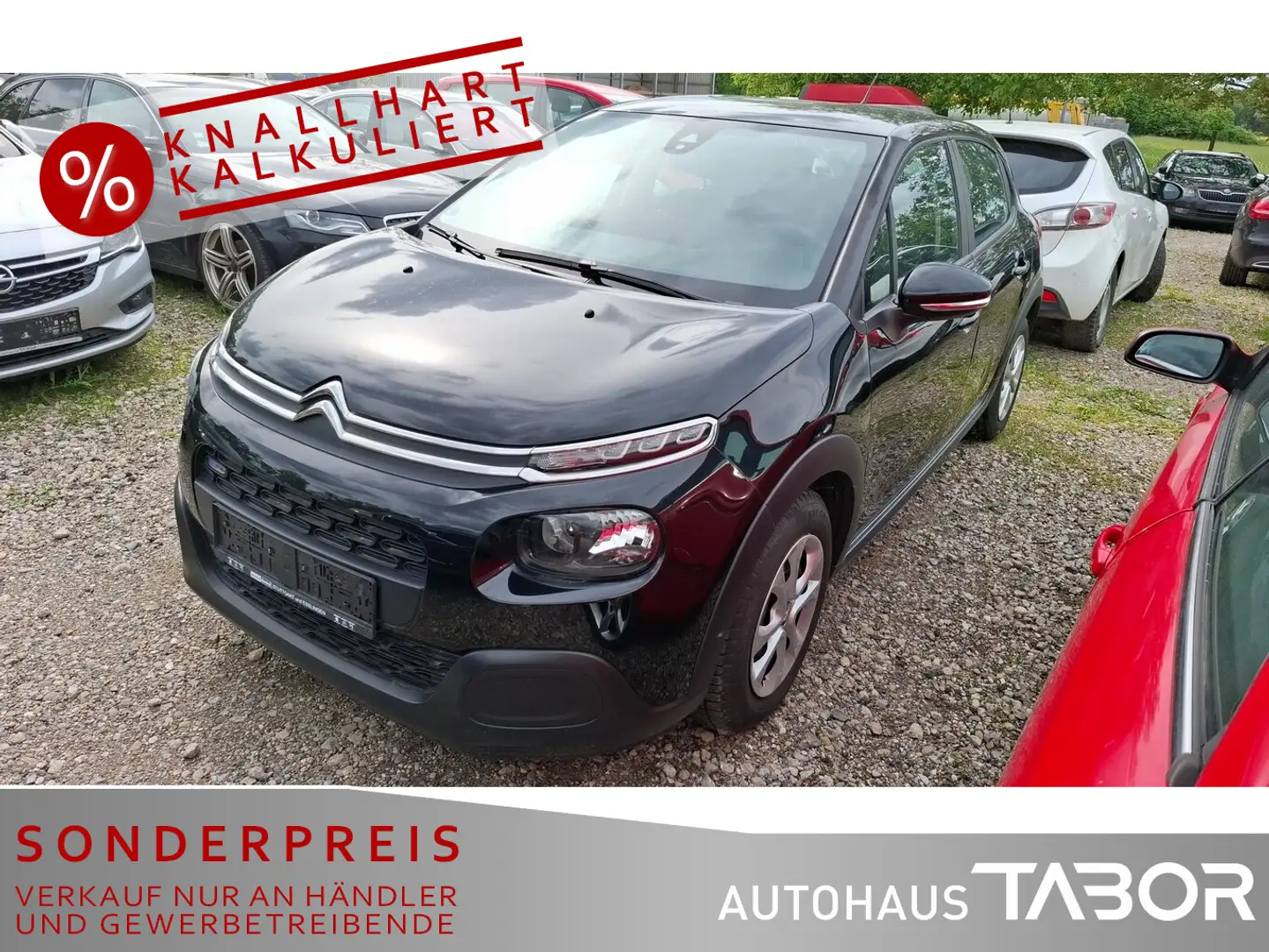 Citroen C3 1.2 PureTech 82 Feel LED VZE PDC Lane Negro - 1
