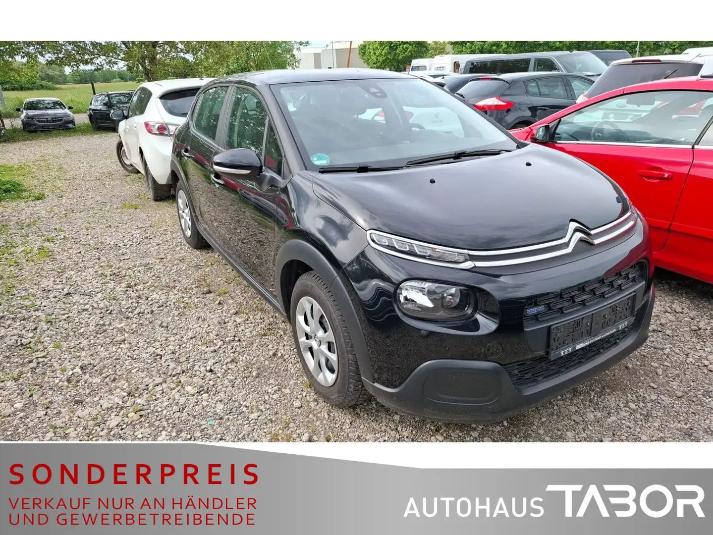 Citroen C3 1.2 PureTech 82 Feel LED VZE PDC Lane Schwarz - 2