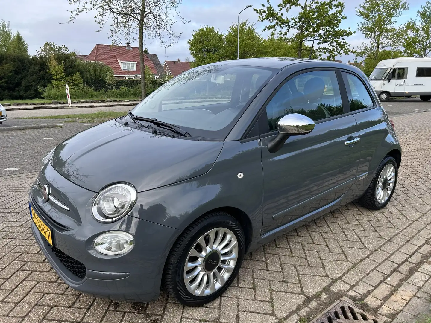 Fiat 500 0.9 TwinAir Turbo Popstar AIRCO Boekjes Grijs - 2