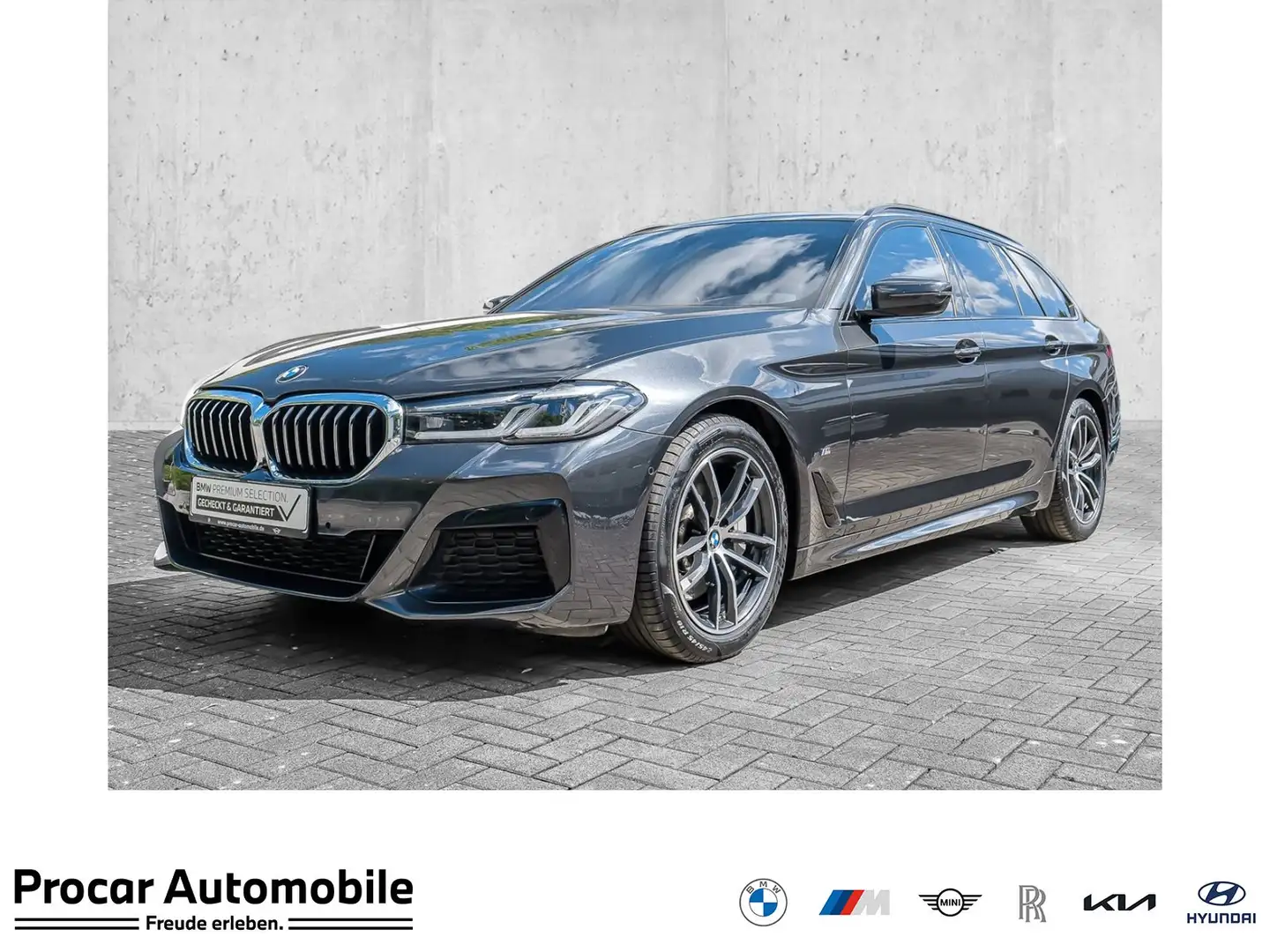 BMW 530 i Touring Aut. M Sportpaket LC Prof. Head-Up HiFi Grijs - 1