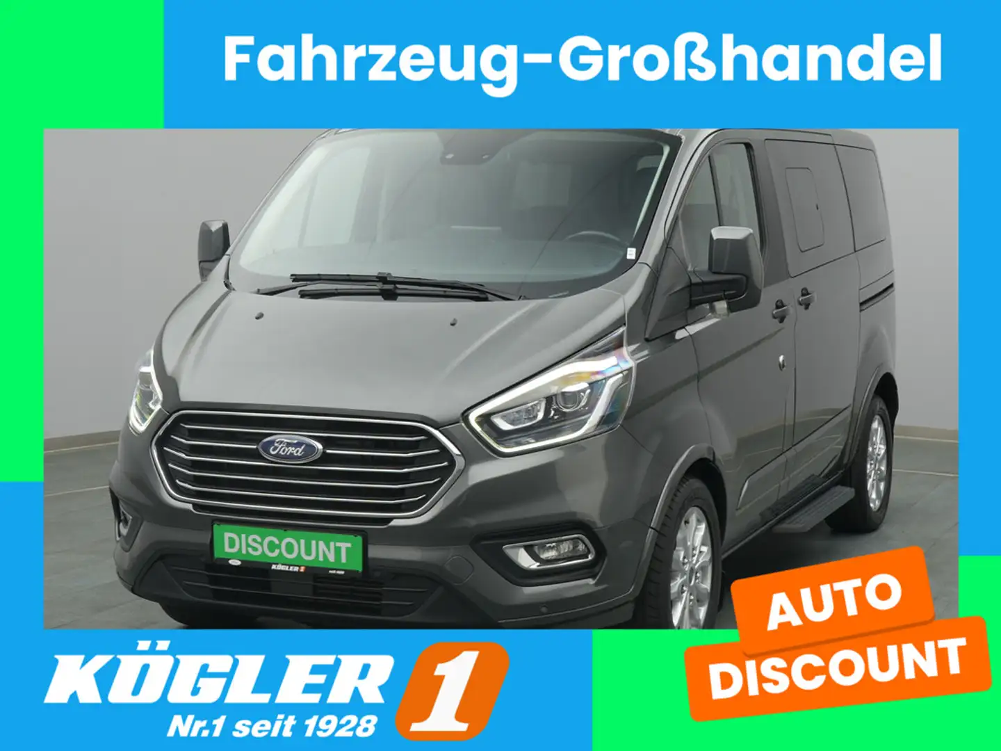 Ford Tourneo Custom Titanium 170PS Aut. Grau - 1