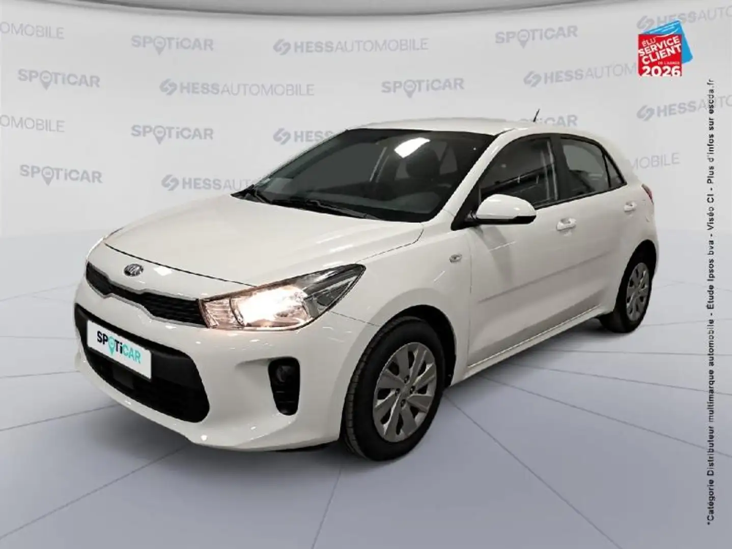 Kia Rio 1.2 MPi 84ch ISG Motion Euro6d-T Blanc - 1