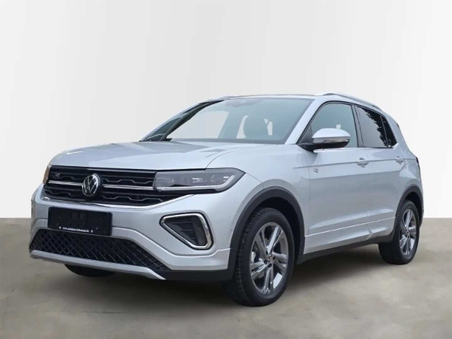 Volkswagen T-Cross R-Line 1.5 TSI LED+NAVI+AHK+RFK+ACC+SHZ Silber - 2