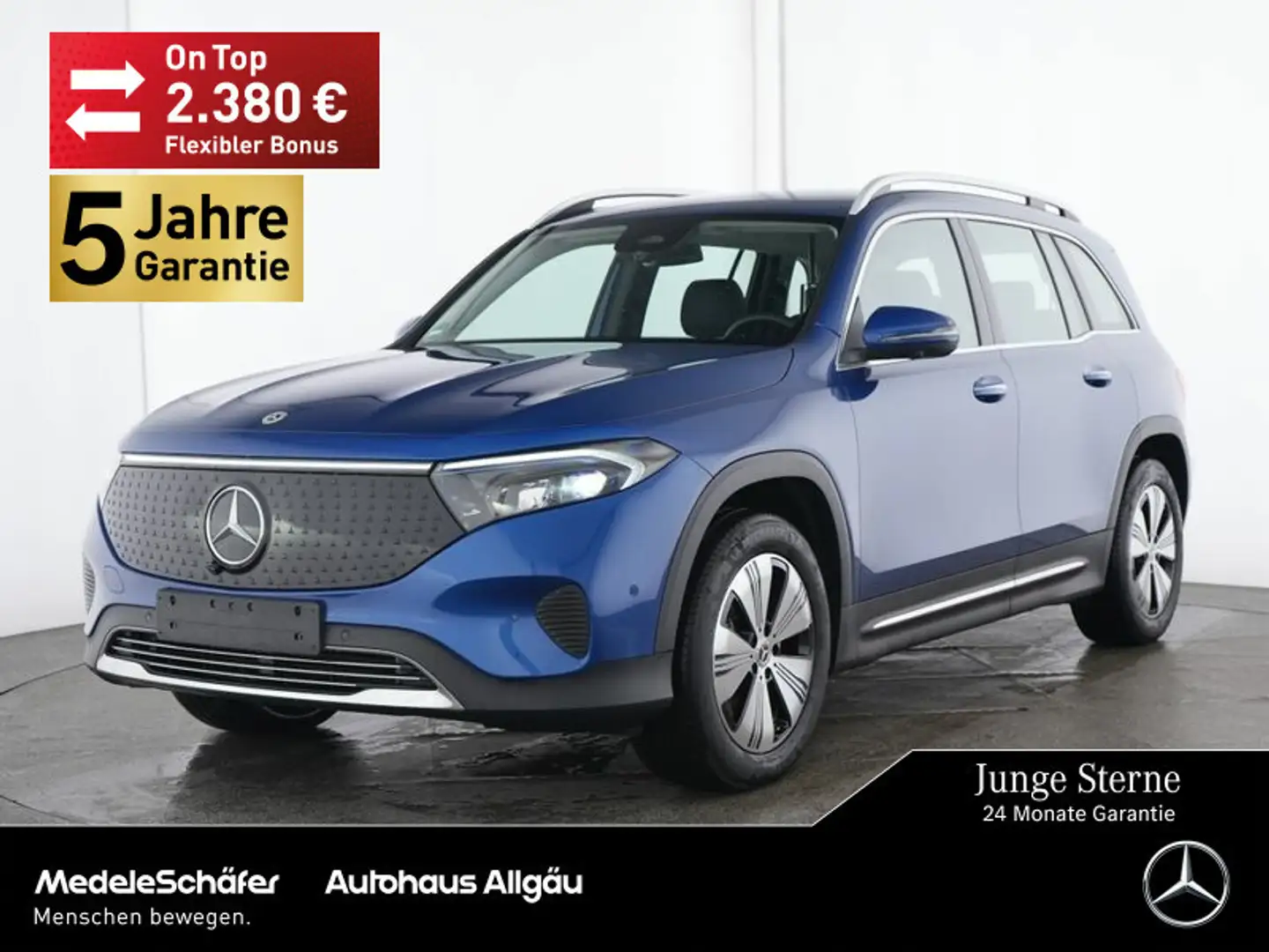 Mercedes-Benz EQB 300 EQB 300 4M Progressive AHK 360° Distronic LED Tel Blau - 1