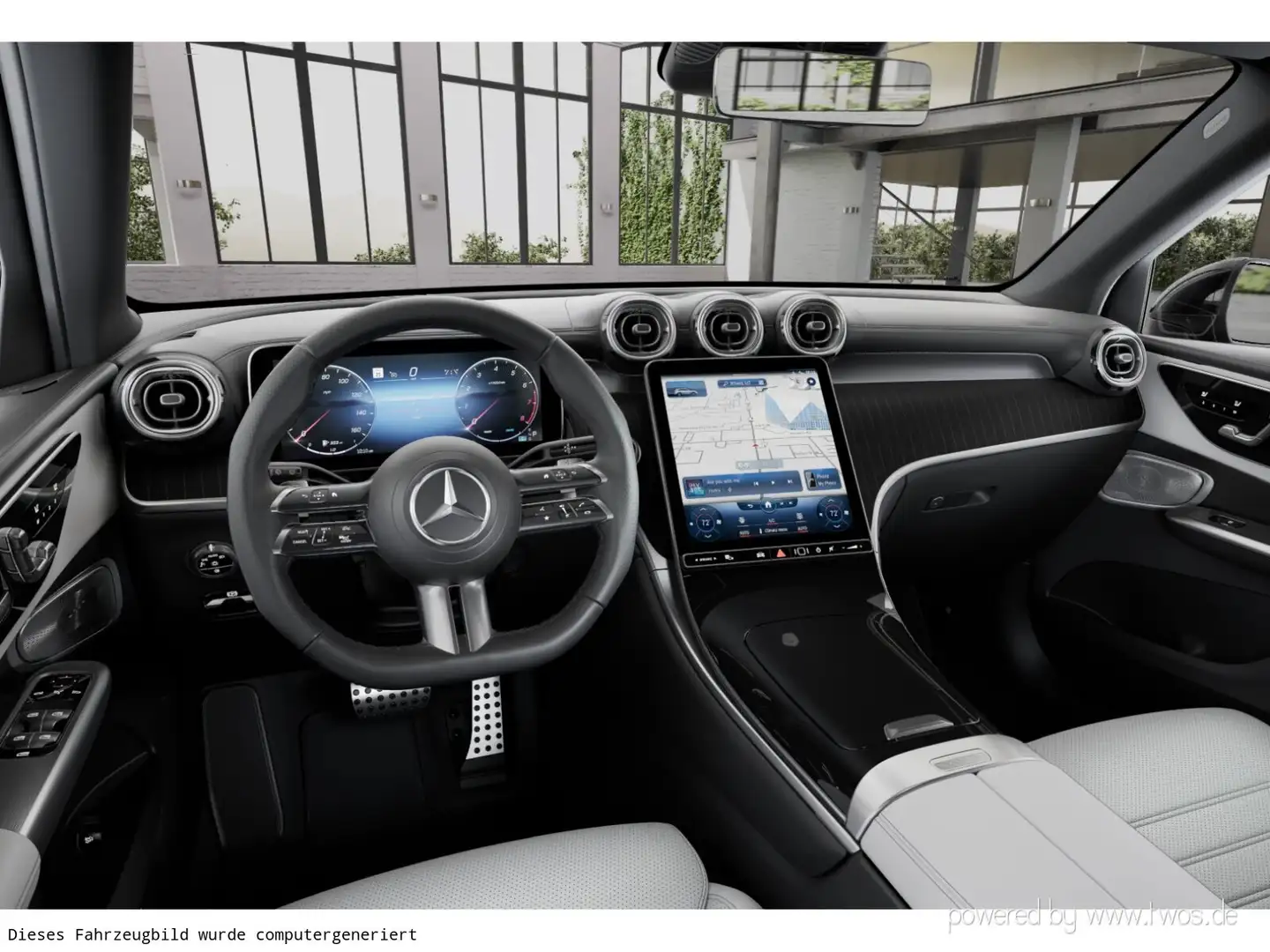 Mercedes-Benz GLC 300 GLC 300 AMG SUV Panorama MY2025  AMG Line Navi/LED Szary - 2