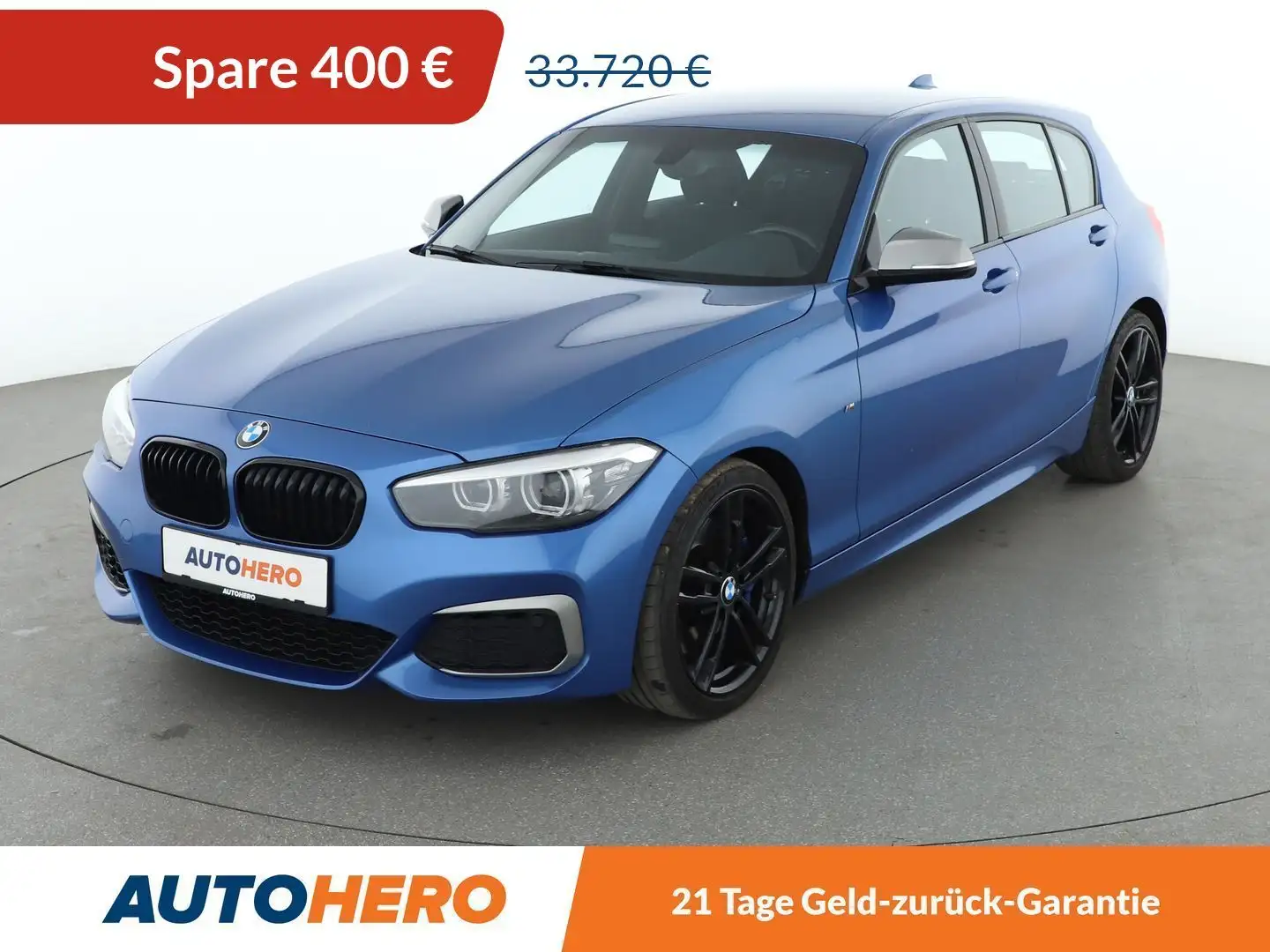 BMW 140 M140i xDrive Special Edition Aut.*NAVI*PDC*SHZ* Blau - 1