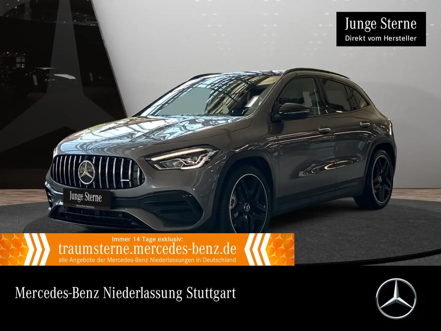 Mercedes-Benz GLA 35 AMG GLA 35 4M AMG+PANO+AHK+LED+KAMERA+TOTW+KEYLESS+8G Gris - 1
