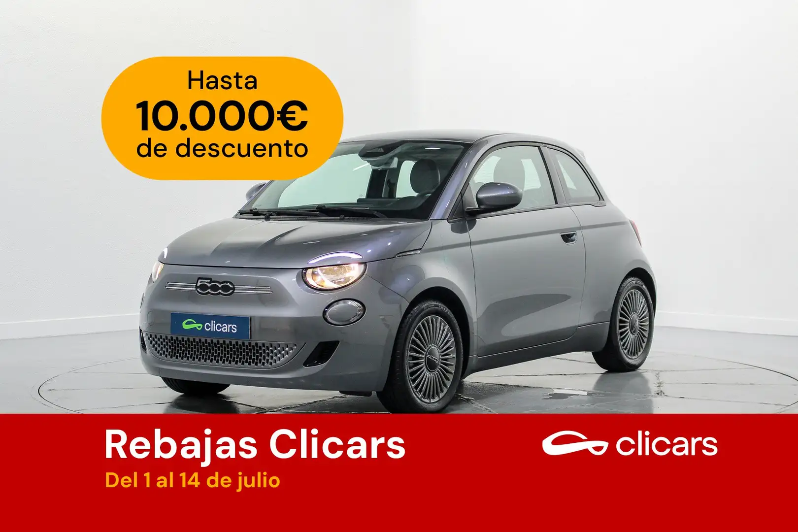 Fiat 500e 87Kw Icon Šedá - 1