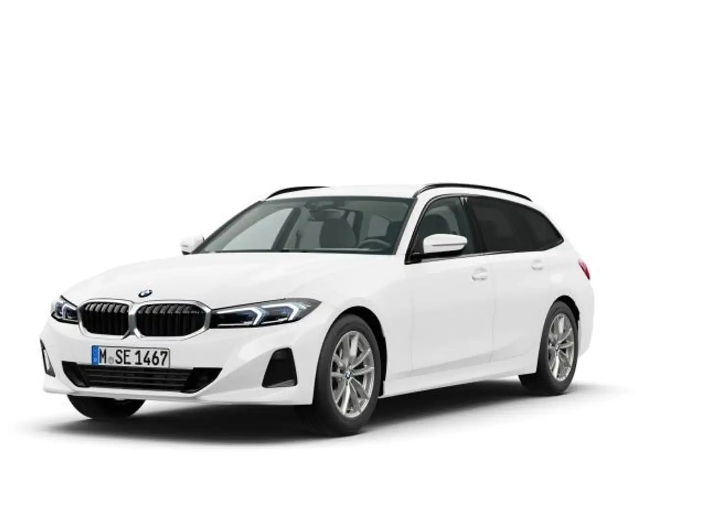 BMW 320 d Touring Automatik Innovationsp. Klimaaut. Blanco - 1