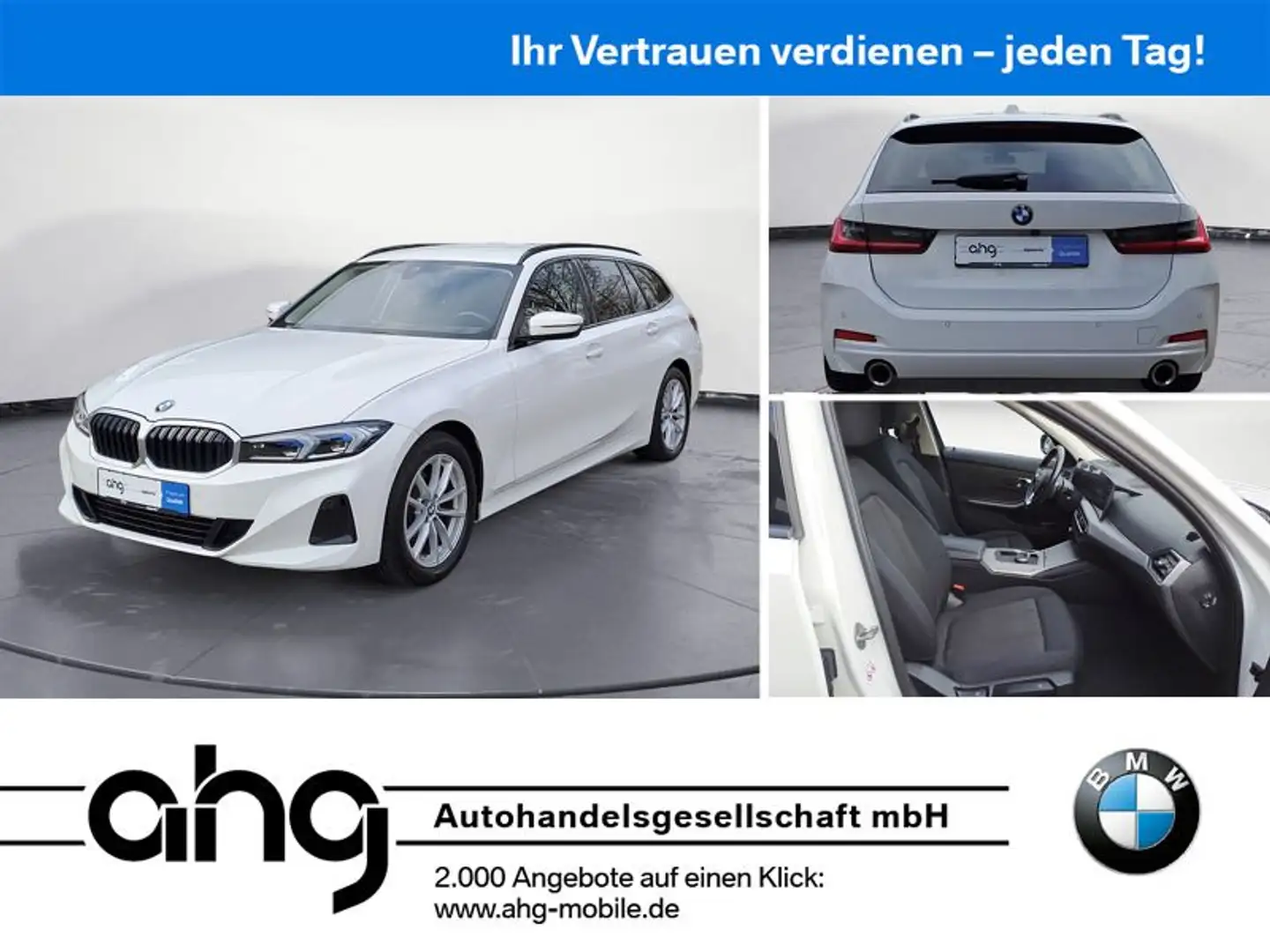 BMW 320 d Touring Automatik SHZ | ADAPT. LED | Garant Weiß - 1