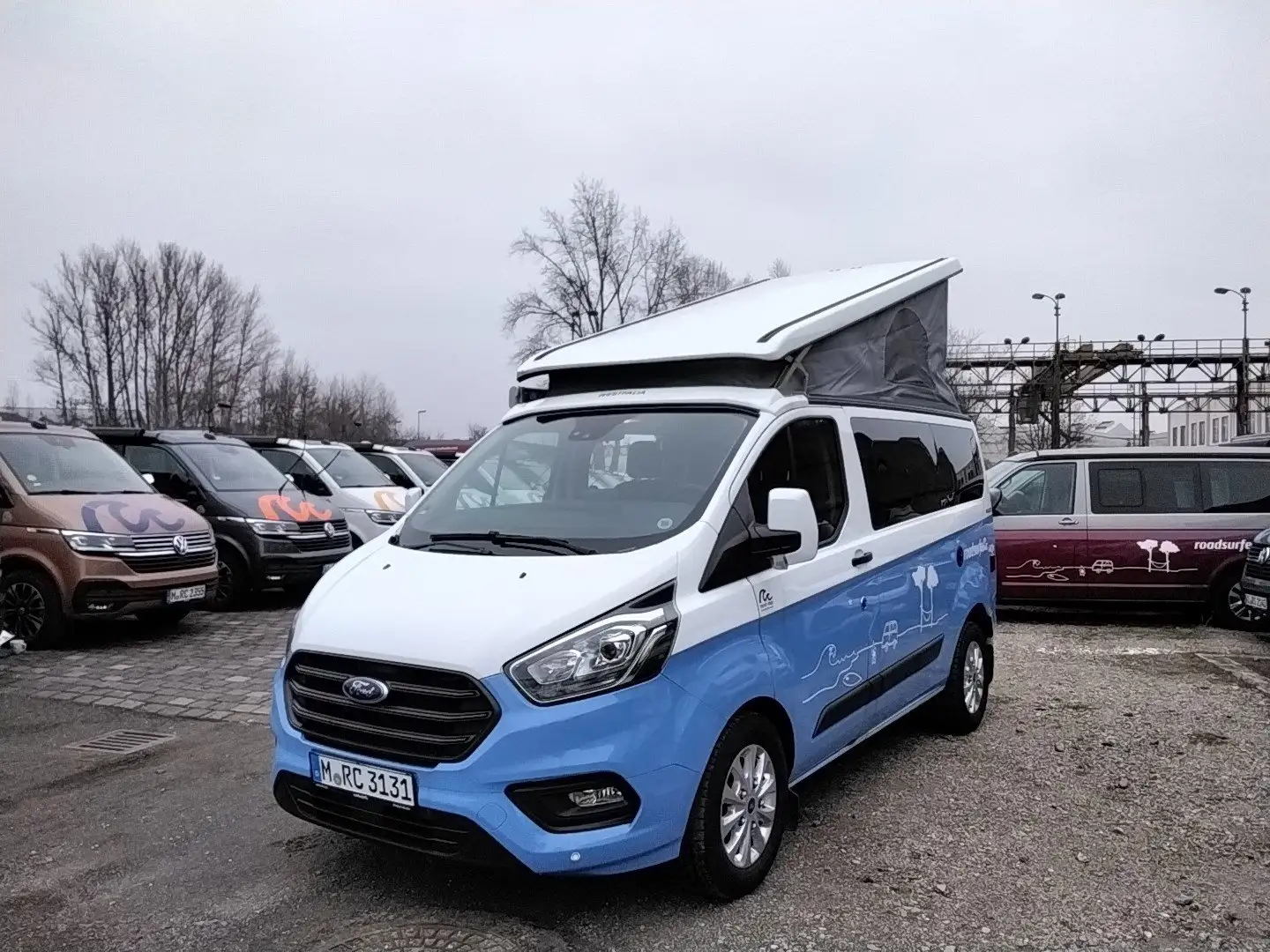 Ford Transit Custom Nugget *Aufst.D *AHK *AUT *Heckküch Wit - 2