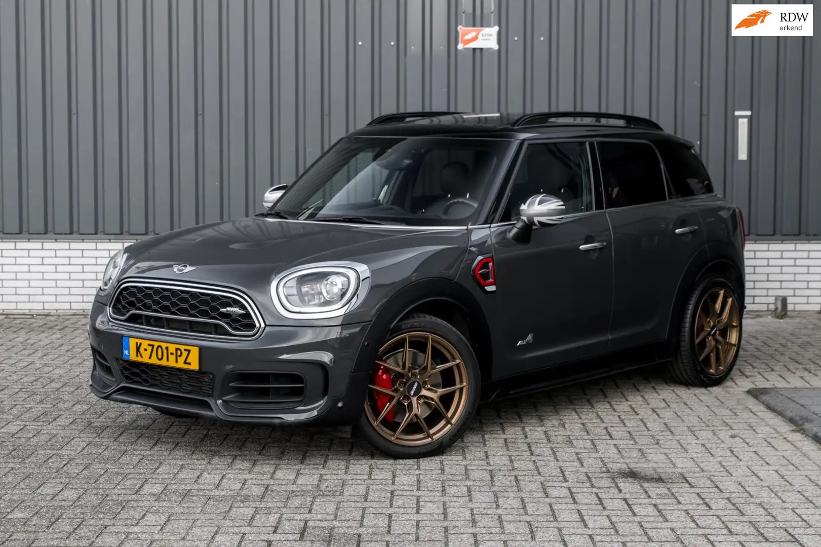 MINI John Cooper Works Countryman Mini 2.0 ALL4*Trekhaak*Head-up*Dealer Onderhouden* Grijs - 1