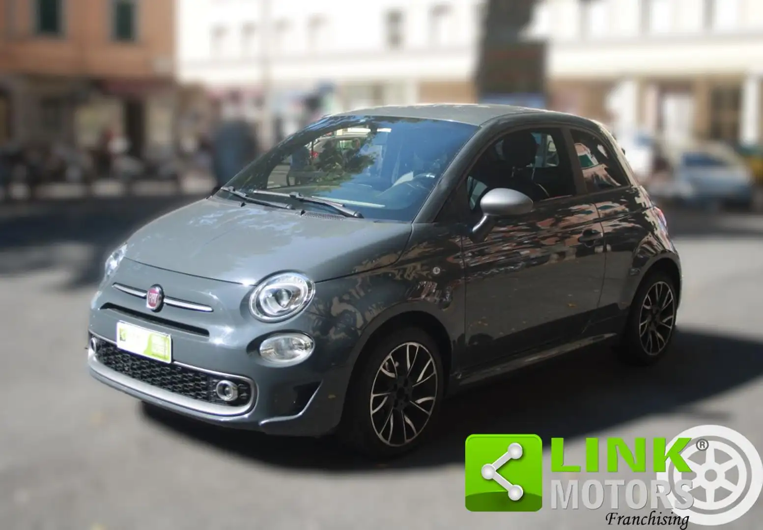 Fiat 500 1.2 S Sport NEOPATENTATI! Grijs - 1