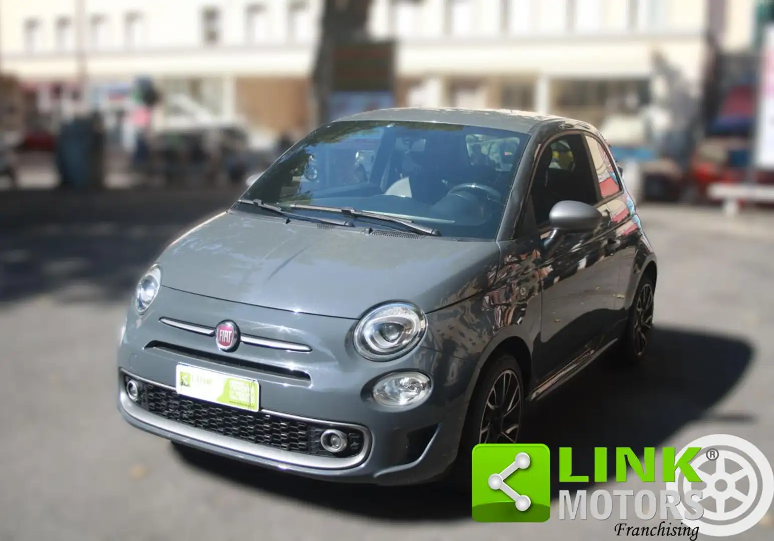 Fiat 500 1.2 S Sport NEOPATENTATI! Grijs - 2