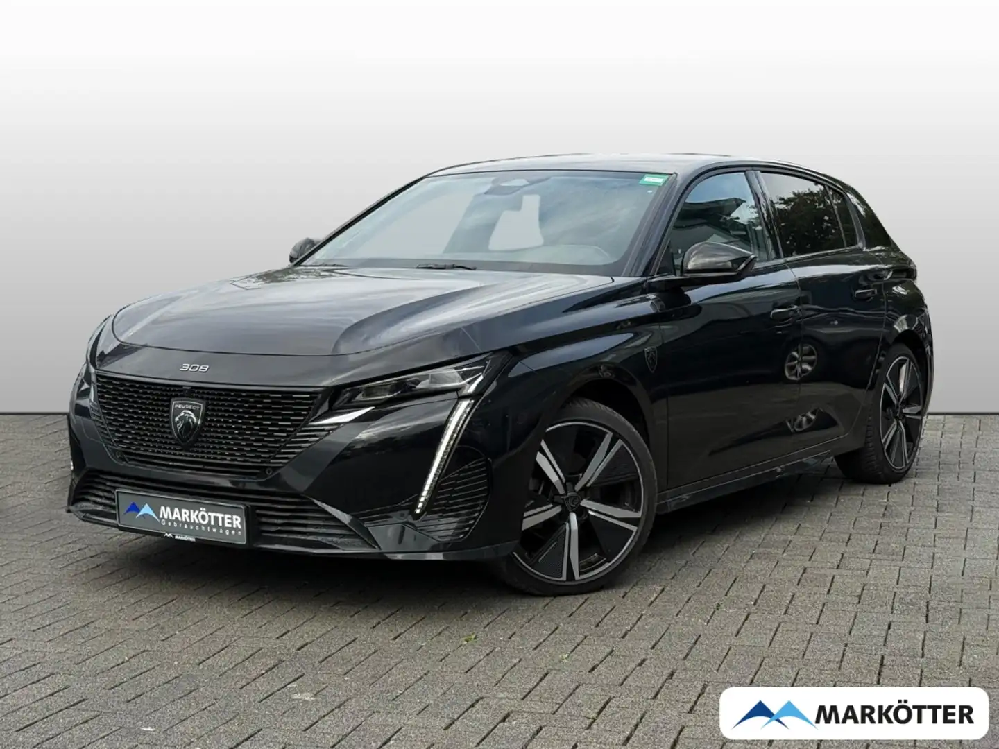 Peugeot 308 GT 1.2 PureTech 130/360°CAM/PDC/NAVI/ Noir - 1