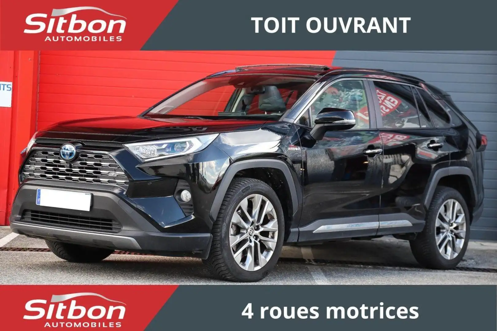 Toyota RAV 4 RAV 4 V 2.5 222 HYBRIDE AWD 4X4 4WD LOUNGE CVT CUI Noir - 1