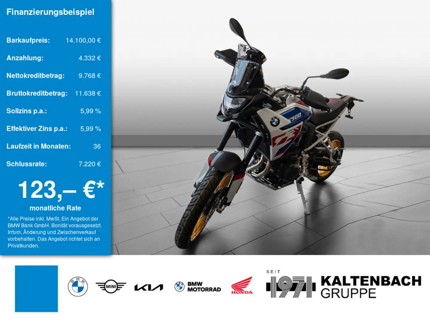BMW F 900 GS BLACK SUPER DEAL AKRAPOVIC LED Fehér - 1