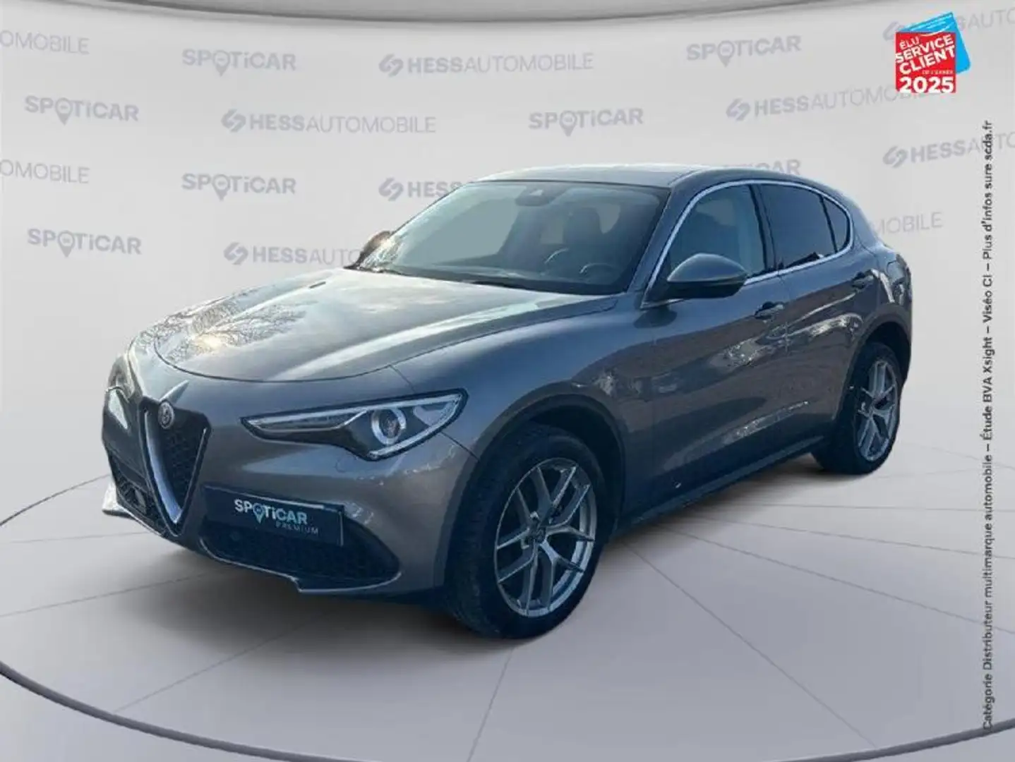 Alfa Romeo Stelvio 2.0T 280ch First Edition Q4 AT8 Sieges chauf/cuir  Gris - 1