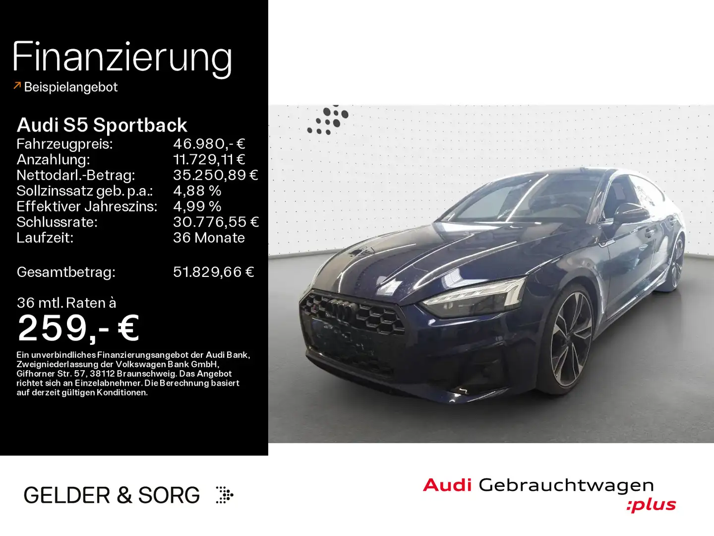 Audi S5 RFK*Matrix*Navi*GRA*Virtual Blu/Azzurro - 1