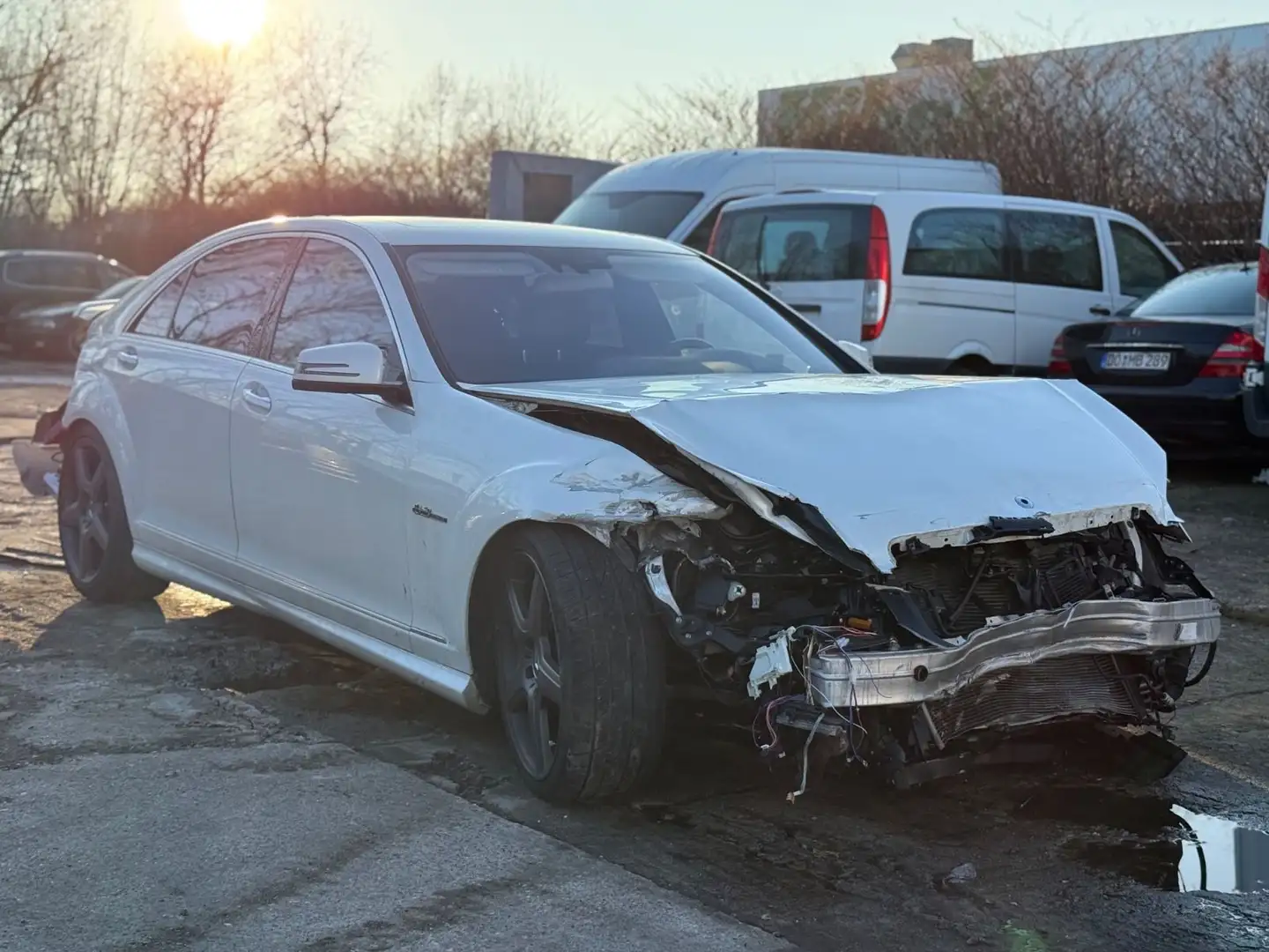 Mercedes-Benz S 63 AMG L*Schiebedach*Nachtsicht*Massage*Voll* Weiß - 1