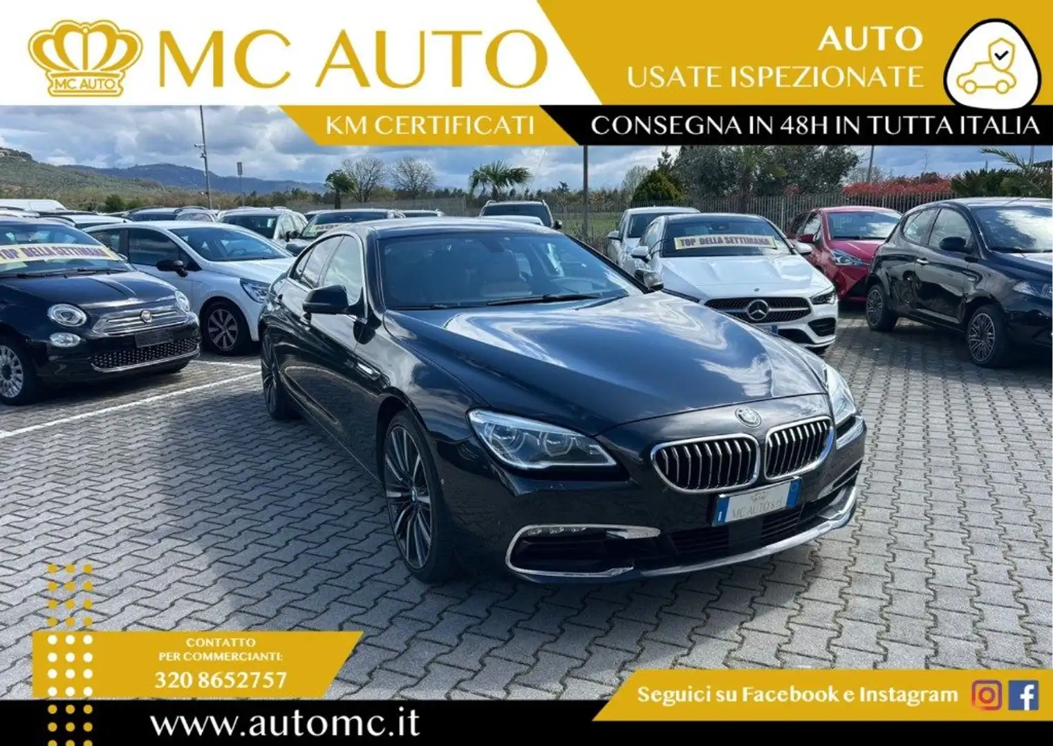 BMW 640 d xDrive Gran Coupé Msport Edition PROMO Noir - 1