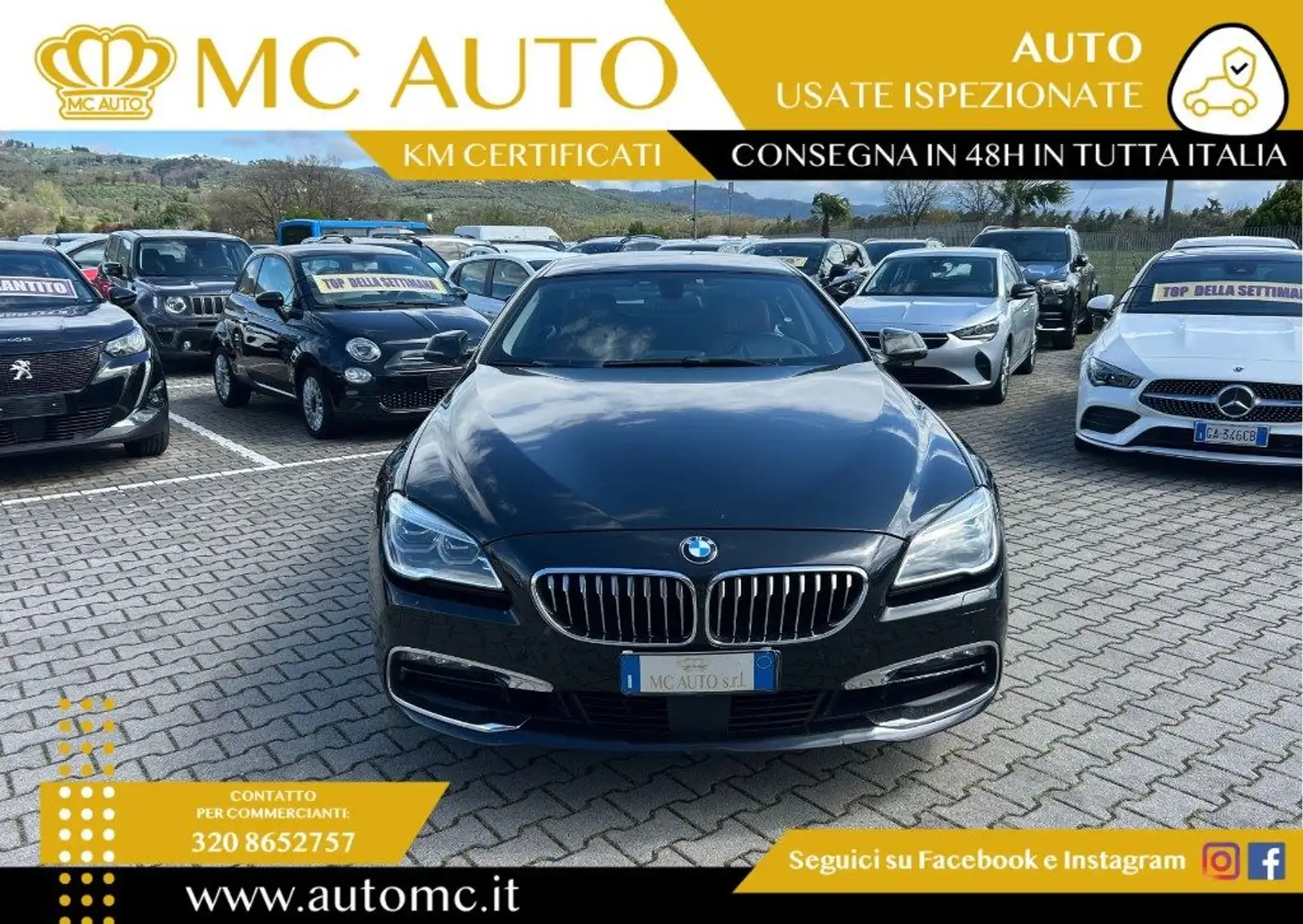 BMW 640 d xDrive Gran Coupé Msport Edition PROMO Noir - 2