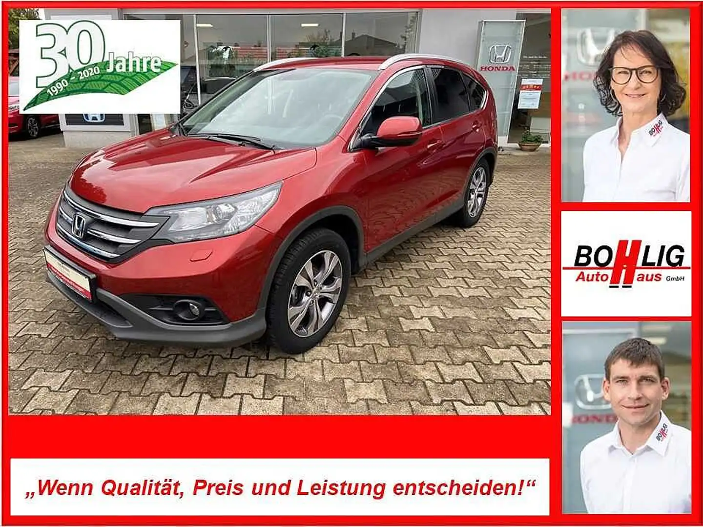 Honda CR-V 2.0i-VTEC 4WD Automatik Lifestyle Rot - 1