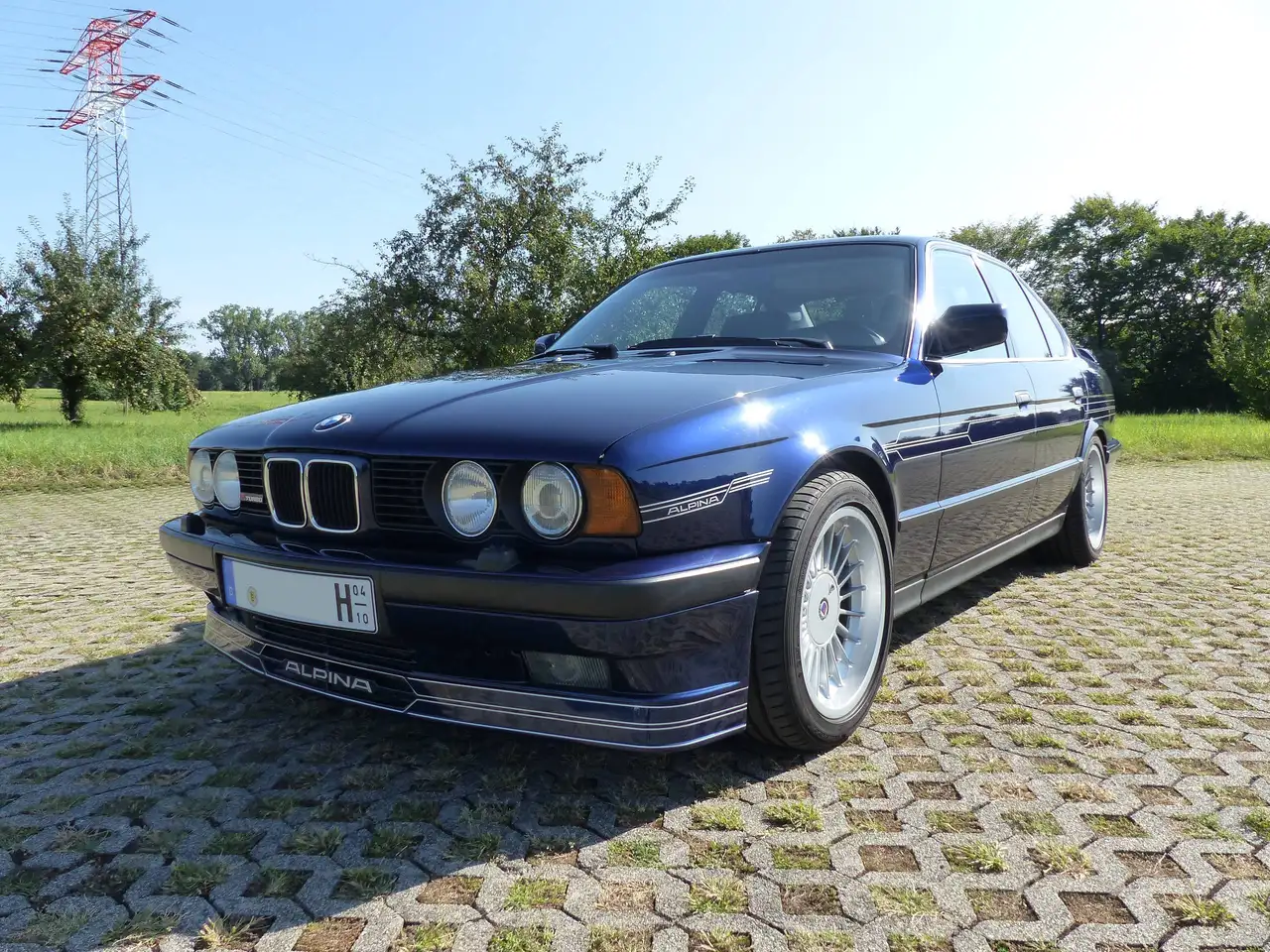 ALPINA B10 BiTurbo (E34) – 1 von nur 507 weltweit – Mauritiusblau Metallic – ALPINA/RECARO Wasserbüffelleder, foto 2