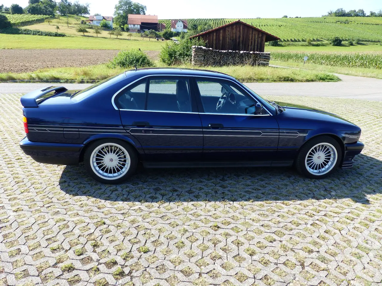 ALPINA B10 BiTurbo (E34) – 1 von nur 507 weltweit – Mauritiusblau Metallic – ALPINA/RECARO Wasserbüffelleder, foto 8