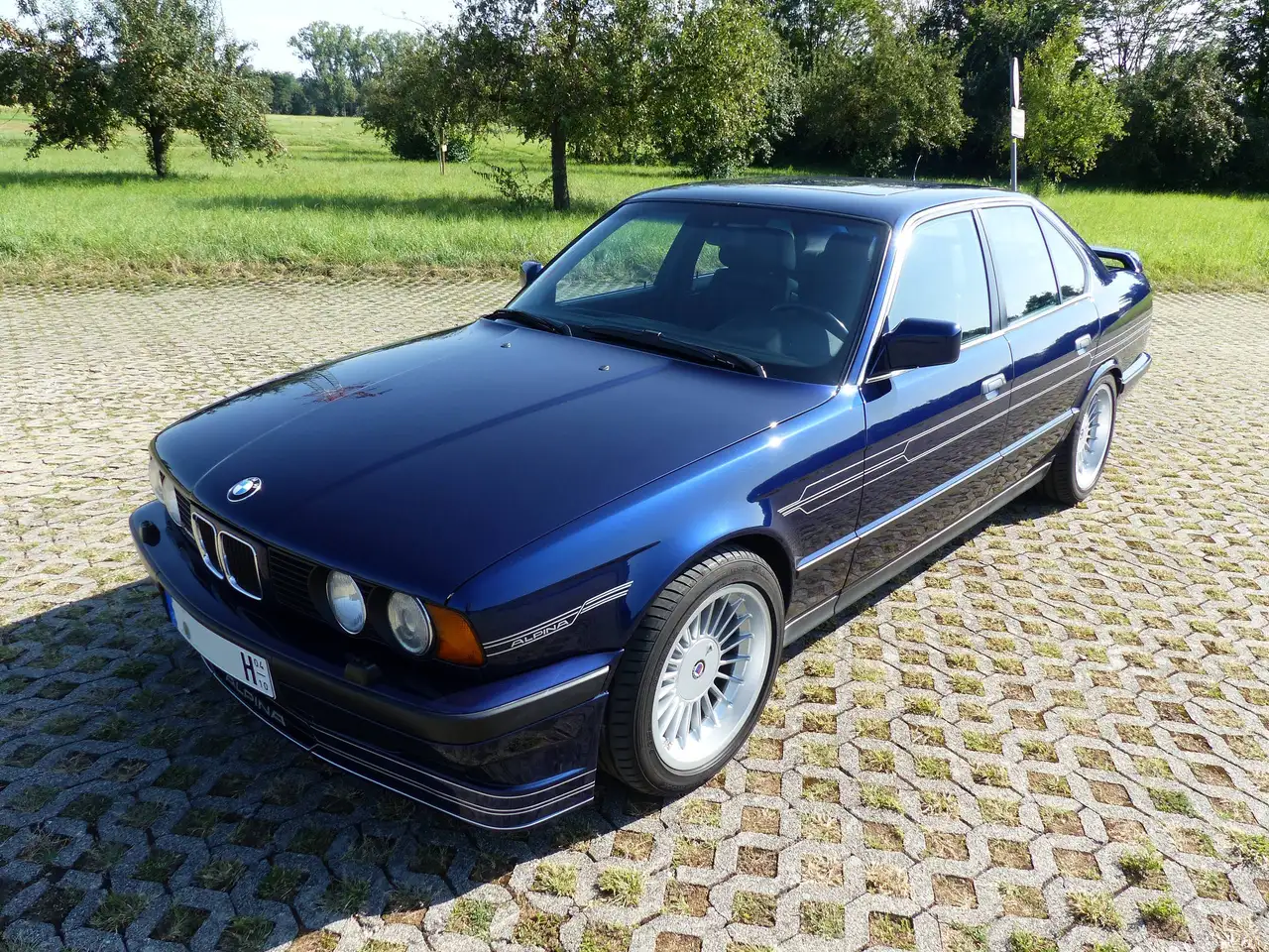 ALPINA B10 BiTurbo (E34) – 1 von nur 507 weltweit – Mauritiusblau Metallic – ALPINA/RECARO Wasserbüffelleder, foto 3