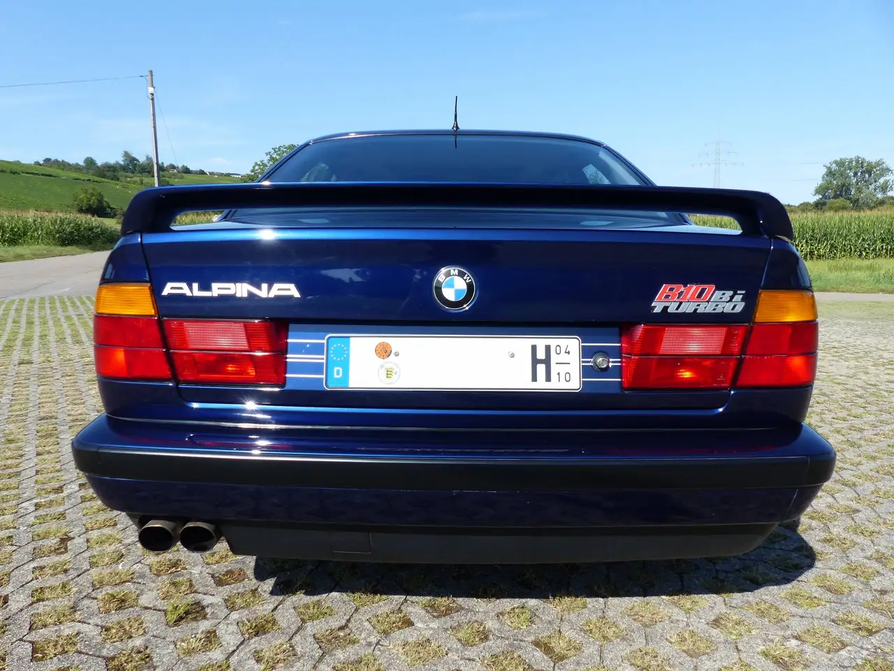 ALPINA B10 BiTurbo (E34) – 1 von nur 507 weltweit – Mauritiusblau Metallic – ALPINA/RECARO Wasserbüffelleder, foto 6