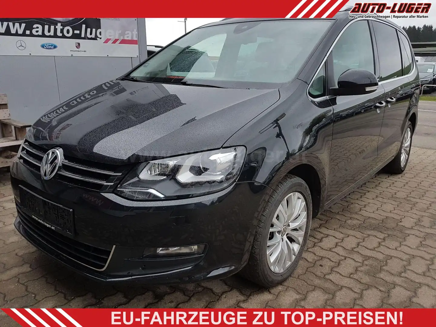 Volkswagen Sharan Style BMT 2.0 TDI AHK, Panorama, 7-Sitzer 125 k... Noir - 1