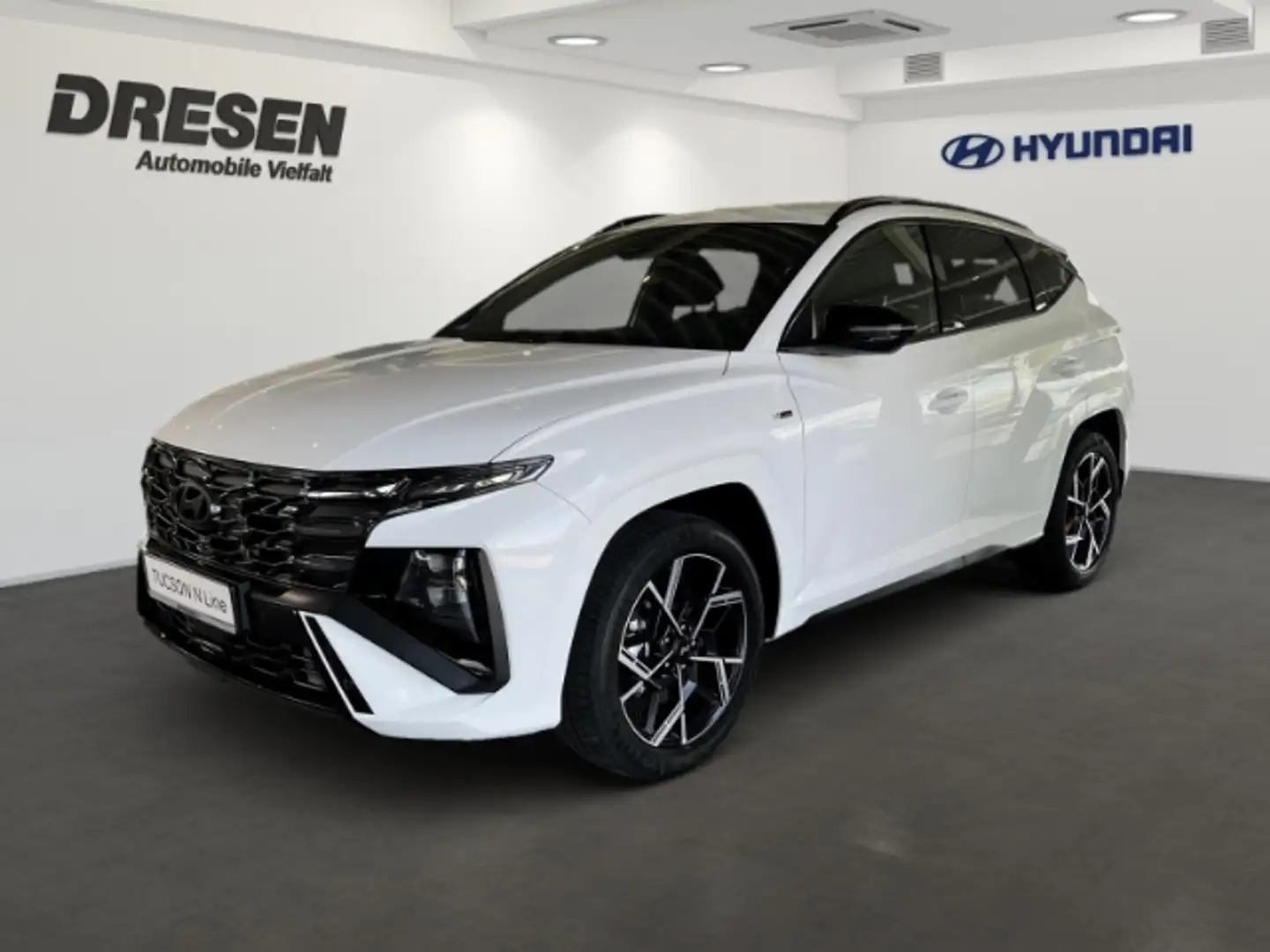 Hyundai TUCSON 1.6 N Line/Automatik/Digital-Key/Navi/Rückfahrkame Weiß - 1