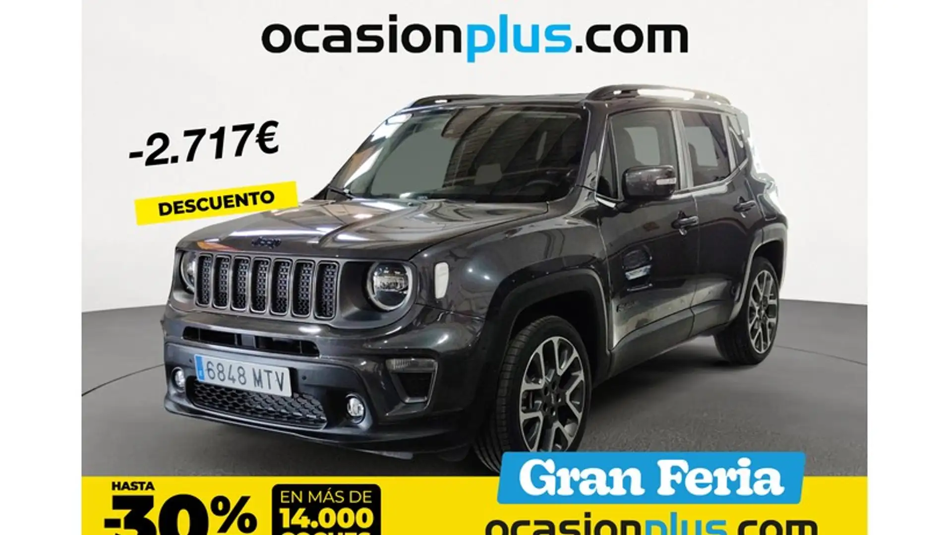 Jeep Renegade 1.3 PHEV S 4x4 Aut. 240 Gris - 1