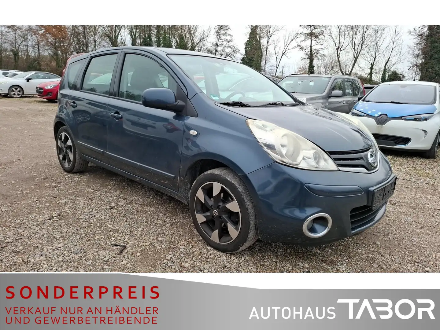 Nissan Note 1.4 I-Way AHK LM Klimaaut. GRA BT el. FH Blau - 2