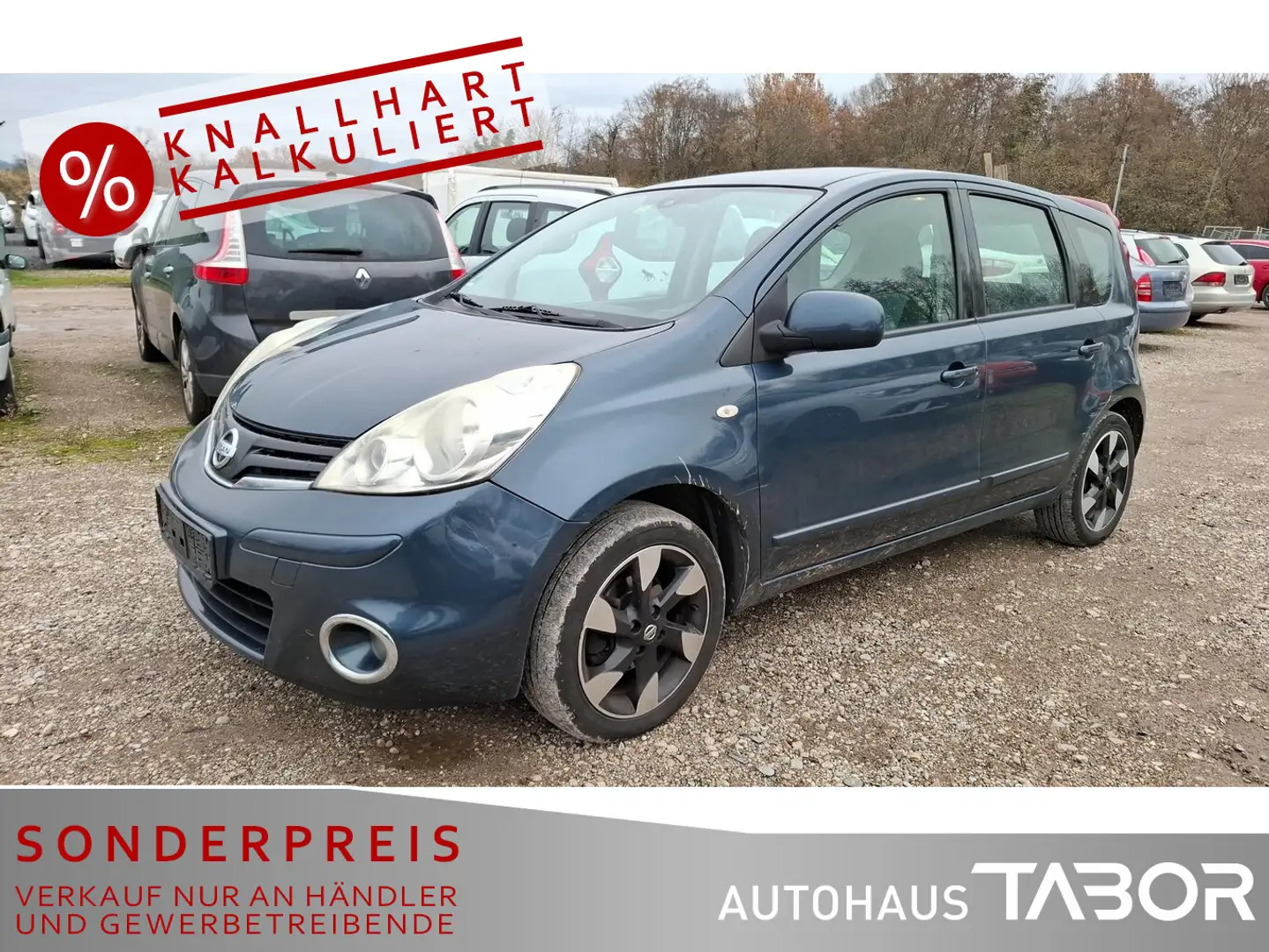 Nissan Note 1.4 I-Way AHK LM Klimaaut. GRA BT el. FH Blau - 1