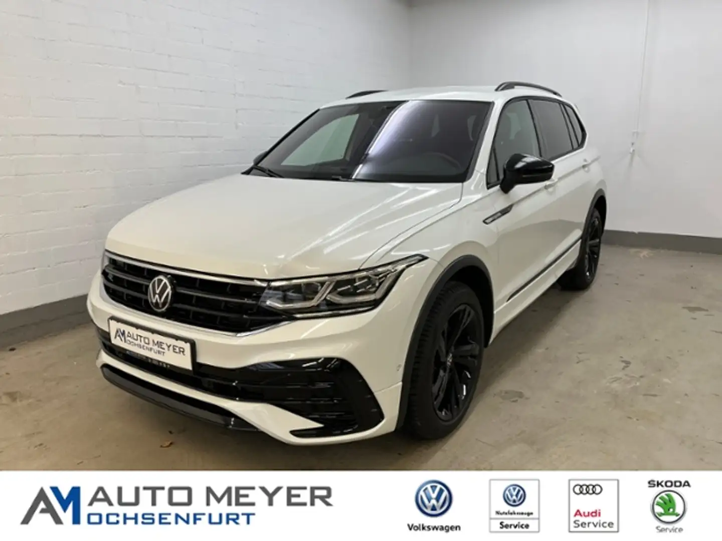 Volkswagen Tiguan Allspace R Line 2.0 TDI DSG Black Style 7 Sitze AHK Navi R Wit - 1
