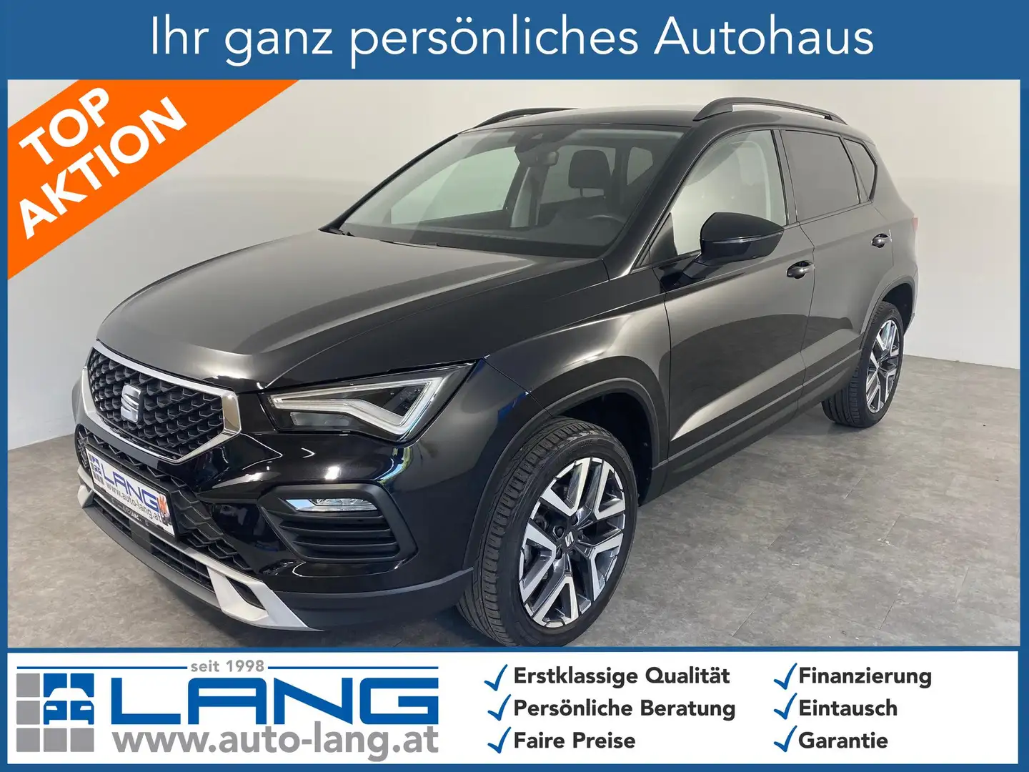 SEAT Ateca 1,5 TSI ACT Style LED*NAVI*ACC 110 kW (150 PS),... Schwarz - 1